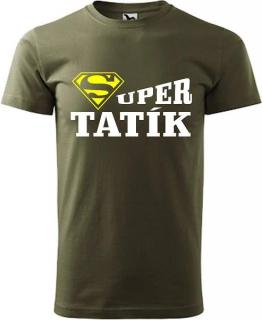 Pánske tričko Super tatík výpredaj (Tričko Tatko)