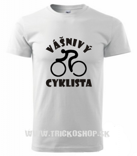 Pánske tričko Vášnivý cyklista (Tričko cyklista)
