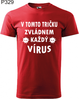 Pánske tričko Vírus (Spolu to zvládneme!)