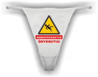 Tangá vtipné Pozor šmyk
