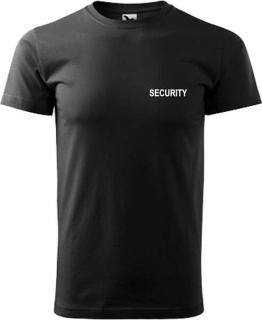 Tričko čierne SECURITY (Množstevné zľavy nižšie ⬇)