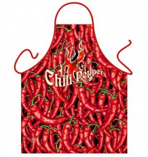 ZÁSTERA feferónky chili papričky (Vtipná zástera pre kuchára)