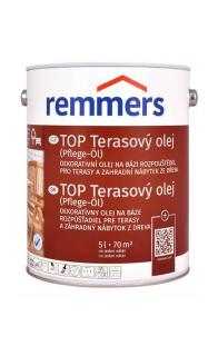 Terasový olej Remmers TOP na báze rozpúšťadiel – bezfarebný Objem: 2.5 l
