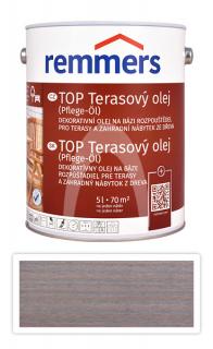 Terasový olej Remmers TOP na báze rozpúšťadiel – vodovo šedá Objem: 2.5 l