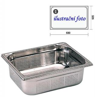 GN 1/1 - 100 INOX - perforované