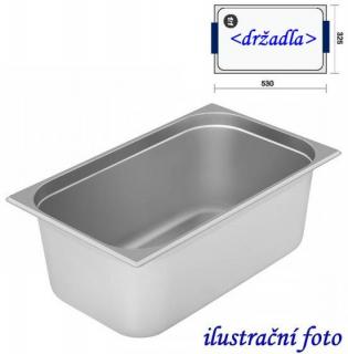 GN 1/1 - 200 INOX + držadla