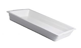 GN 1/1 - v 2,2 cm Porcelán - Bílý