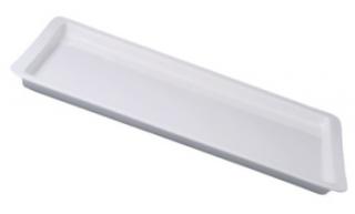 GN 1/3 - v 2,2 cm Porcelán - Bílý