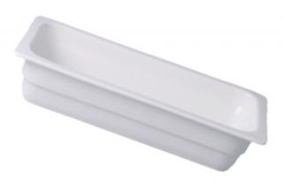 GN 1/3 - v 6,5 cm Porcelán - Bílý