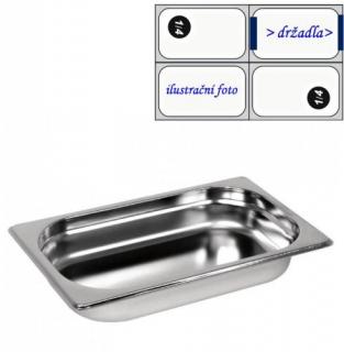 GN 1/4 -  65 INOX s držadly