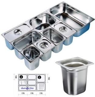 GN 1/6 - 100 INOX