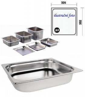 GN 2/3 -  65 INOX