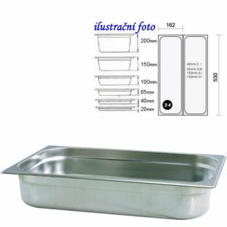 GN 2/4 - 100 INOX