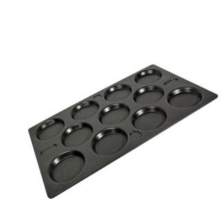 Plech na lívance 11 pozic  53 x 32,5 výška 4 cm
