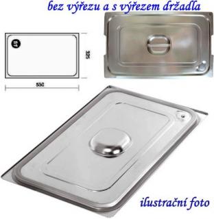 Víko GN 1/1 INOX se silikonovým těsněním