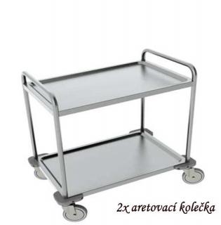 Vozík 2 police servirovací 90x60v95 INOX MonoBlok