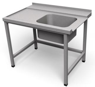 Vstupný stôl k umývačke VS-1 (Predumývací vstupný stôl AVSD 1)