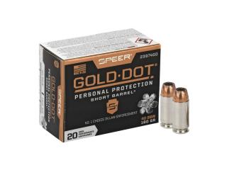 .40S&W Speer Gold Dot Short Barrel 180gr/11,66g JHP (23974GD)