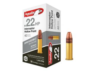 Aguila .22LR Interceptor 40gr/2,59g CP HP, 50 ks (1B220321)