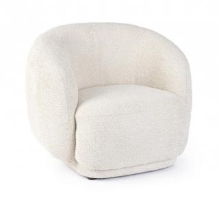 Kreslo Tecla natur - bouclé