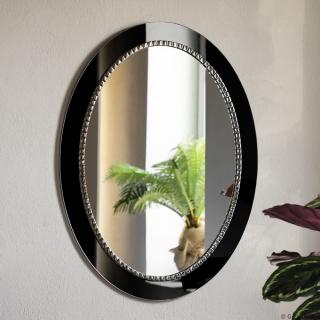 Zrkadlo Bracelet Owal Black Rozmer: 65 x 90 cm