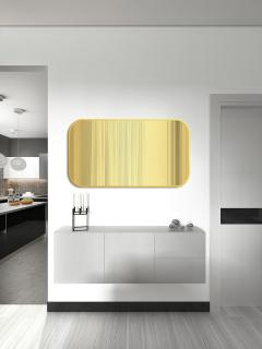 Zrkadlo Mirel SLIM Gold - gold glass Rozmer zrkadla: 50 x 130 cm