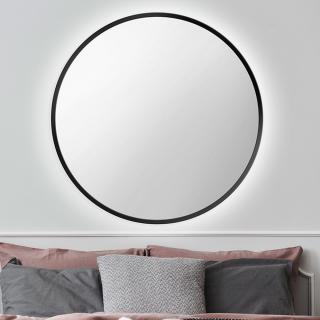 Zrkadlo Nordic Black LED Rozmer zrkadla: ø 45 cm