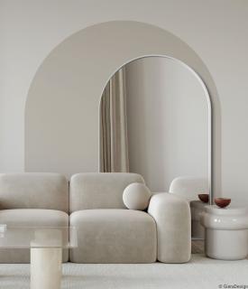 Zrkadlo Portal white stojace Rozmer: 110 x 190 cm