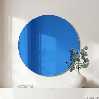Zrkadlo Round Blue Rozmer: Ø 110 cm