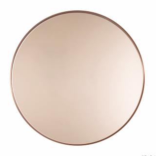 Zrkadlo Scandi Mono copper Rozmer: Ø 110 cm