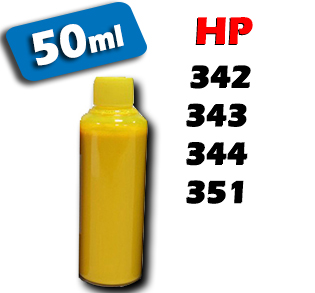 Atrament pre kazety HP 342/343/344/351 yellow - 50ml