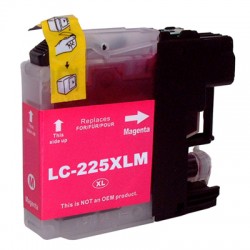 Brother LC225XL magenta - kompatibilný