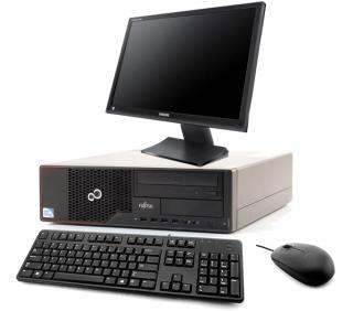 Fujitsu E510 i5 Výkonný kancelársky PC + 22  LCD monitor + myš + klávesnica (Repasovaný počítač s nainštalovaným operačným systémom a zárukou 12 mesiacov)