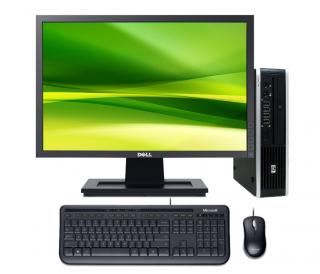 HP 8000 Elite USDT Core2Duo, 4GB, 160GB HDD + LCD 22  + myš + klávesnica (Repasovaný počítač s nainštalovaným operačným systémom a zárukou 12 mesiacov)