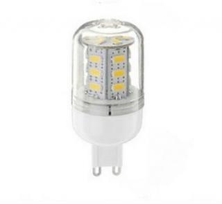 LED žiarovka 24 x SMD 5730 G9 4,5W studená biela
