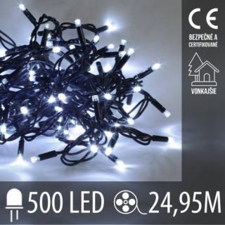 Vianočná reťaz LED vonkajšia 500 LED - studená biela