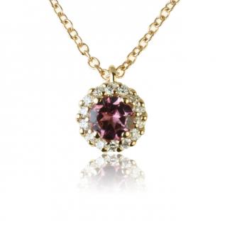Diamantový náhrdelník Moraglione 1922 s turmalínom