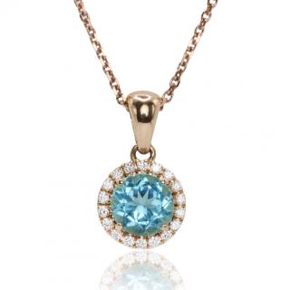 Diamantový náhrdelník s apatitom Moraglione 1922
