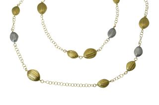 Zlatý dlhý náhrdelník Carson Sartoire