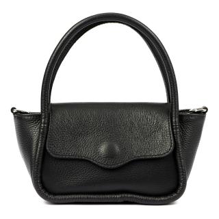 Dámska kožená kabelka JUICE 112360- čierna