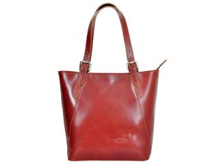 Dámska kožená kabelka L. Artigiano 8470 - hnedá