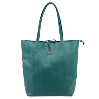 Dámska kožená kabelka MiaMore 01-014 Z Dollaro-zelená