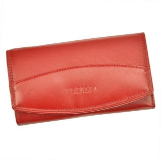 Dámska kožená peňaženka Cavaldi RD-BF-06-GCL - červená