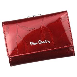 Dámska kožená peňaženka Pierre Cardin 02 LEAF 117 červená