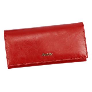 Dámska kožená peňaženka Rovicky 8805-BPRN RFID - červená