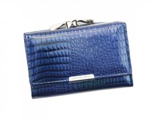 Dámska malá kožená peňaženka Jenifer Jones 5282-2 - modrá