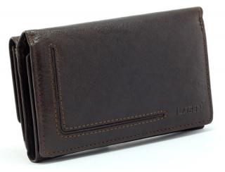 Dámska peňaženka Lagen - tmavo hnedá