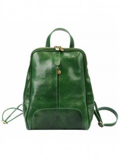 Dámsky kožený batoh Florence 2001 - zelená