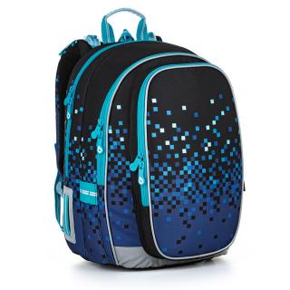 Dvojkomorový modrý batoh MIRA 22020