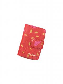 Malá kožená peňaženka Pierre Cardin 04 PLANT 115 – červená